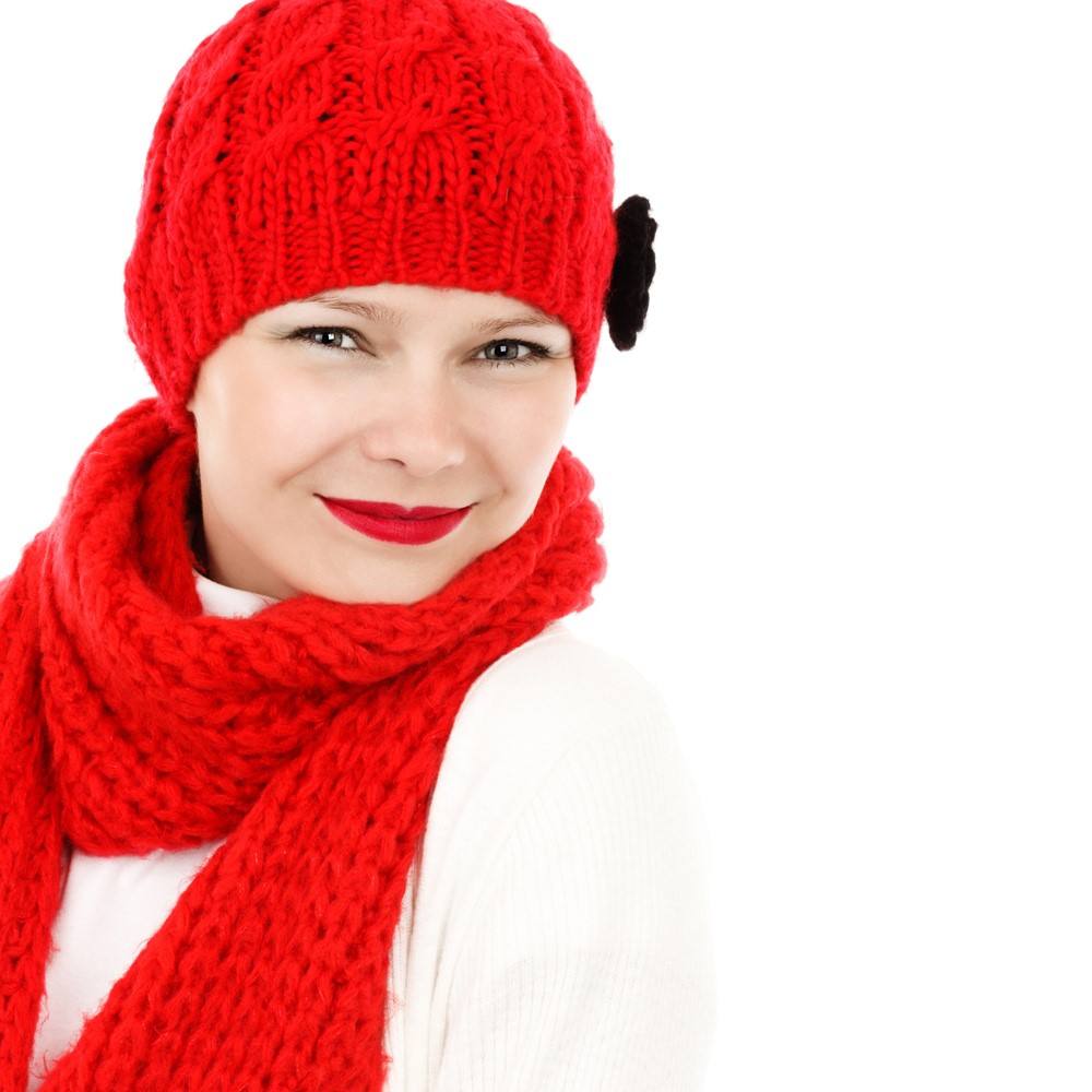 Zestaw czapeczka i szalik. Czysta bawełna