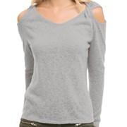 Interesujący sweterek bez ramion